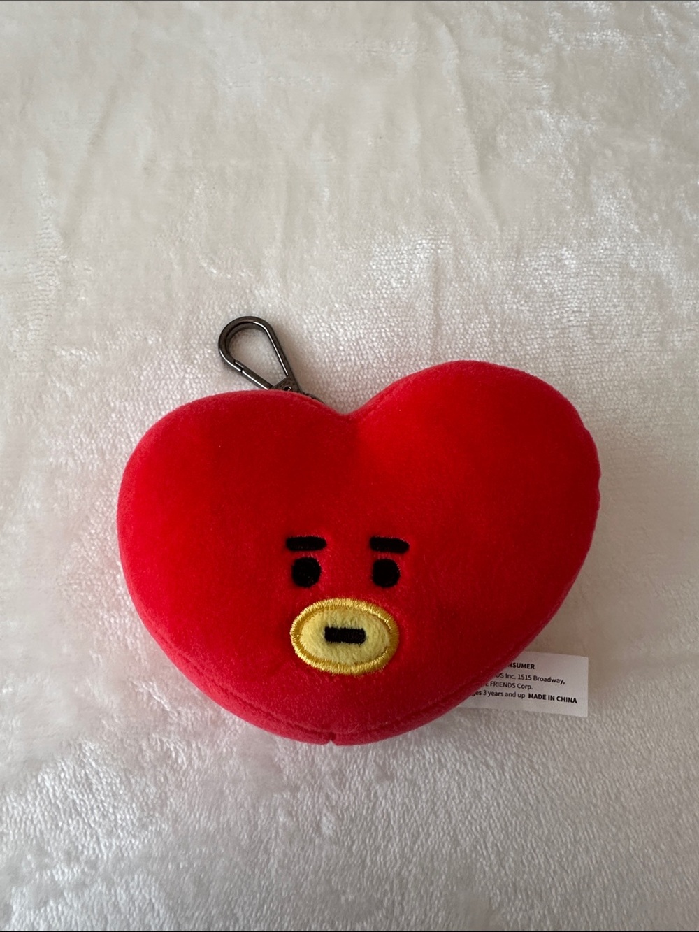 BTS BT21 Tata Plush Keychain Keyring | Kim Taehyung | V